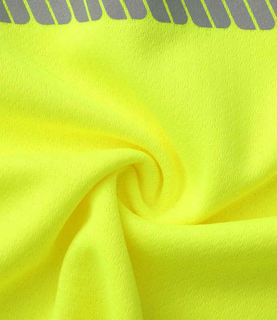 Yoko Mandarin Collar Zip Piqué Polo Shirt - Yellow