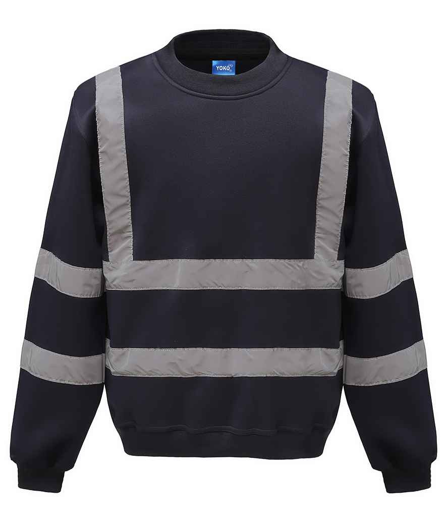 Yoko Hi-Vis Sweatshirt - Navy