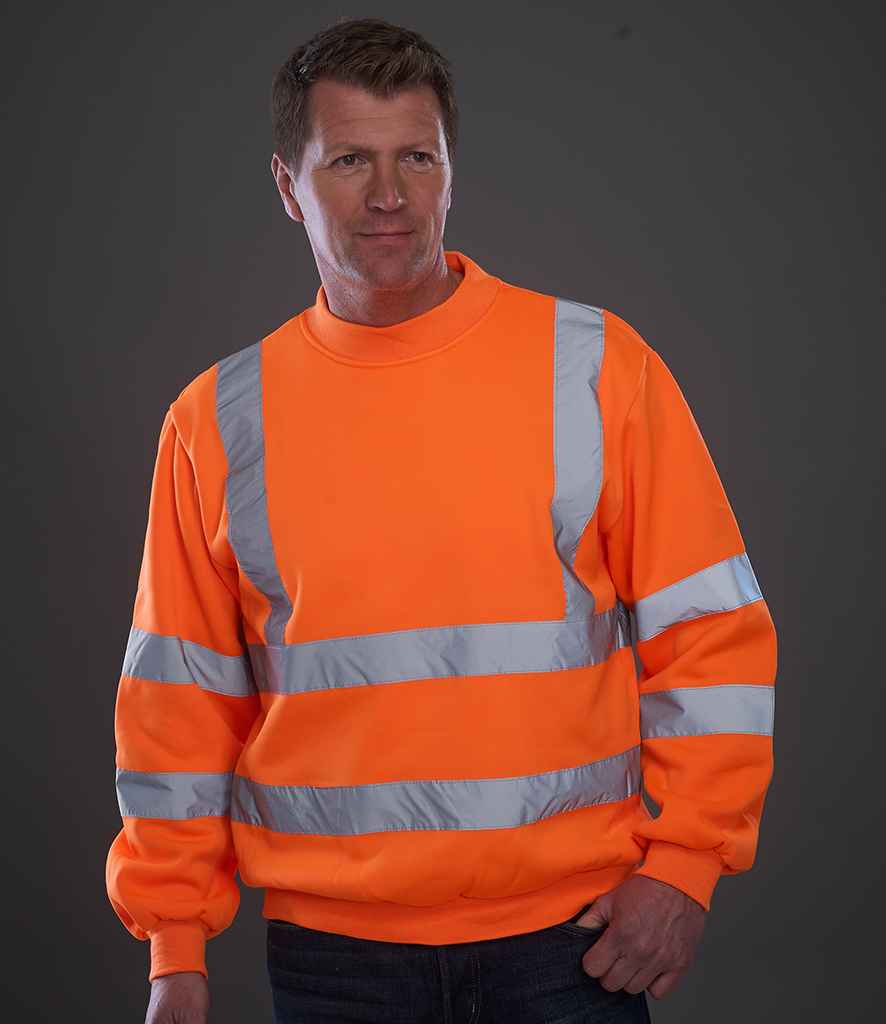 Yoko Hi-Vis Sweatshirt - Orange