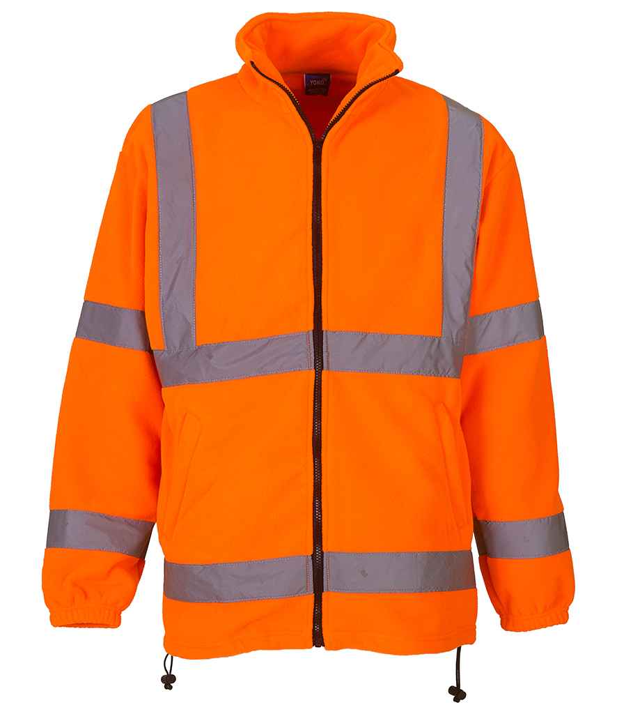 Yoko Hi-Vis Heavyweight Fleece Jacket - Orange