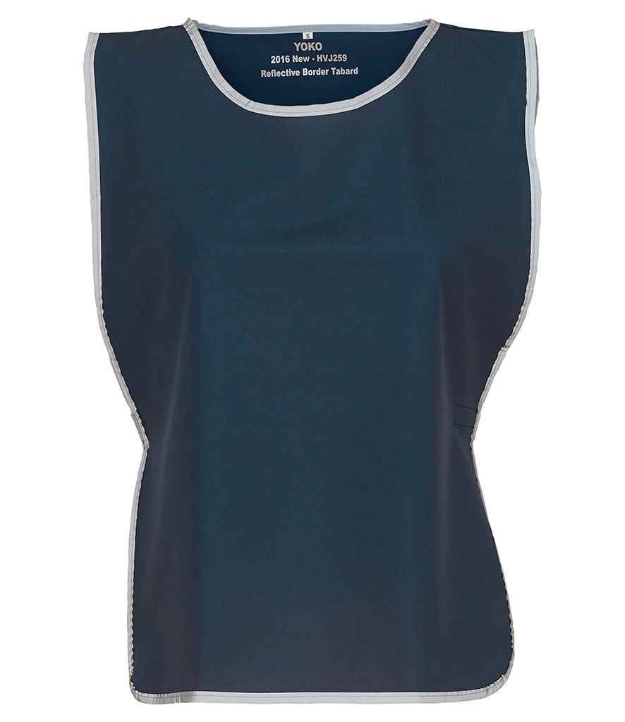 Yoko Hi-Vis Reflective Border Tabard - Navy