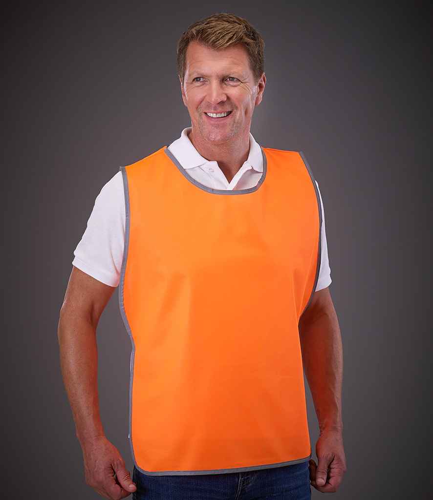Yoko Hi-Vis Reflective Border Tabard - Orange