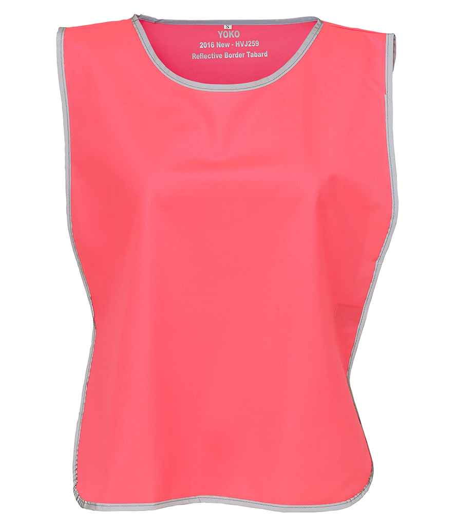 Yoko Hi-Vis Reflective Border Tabard - Pink
