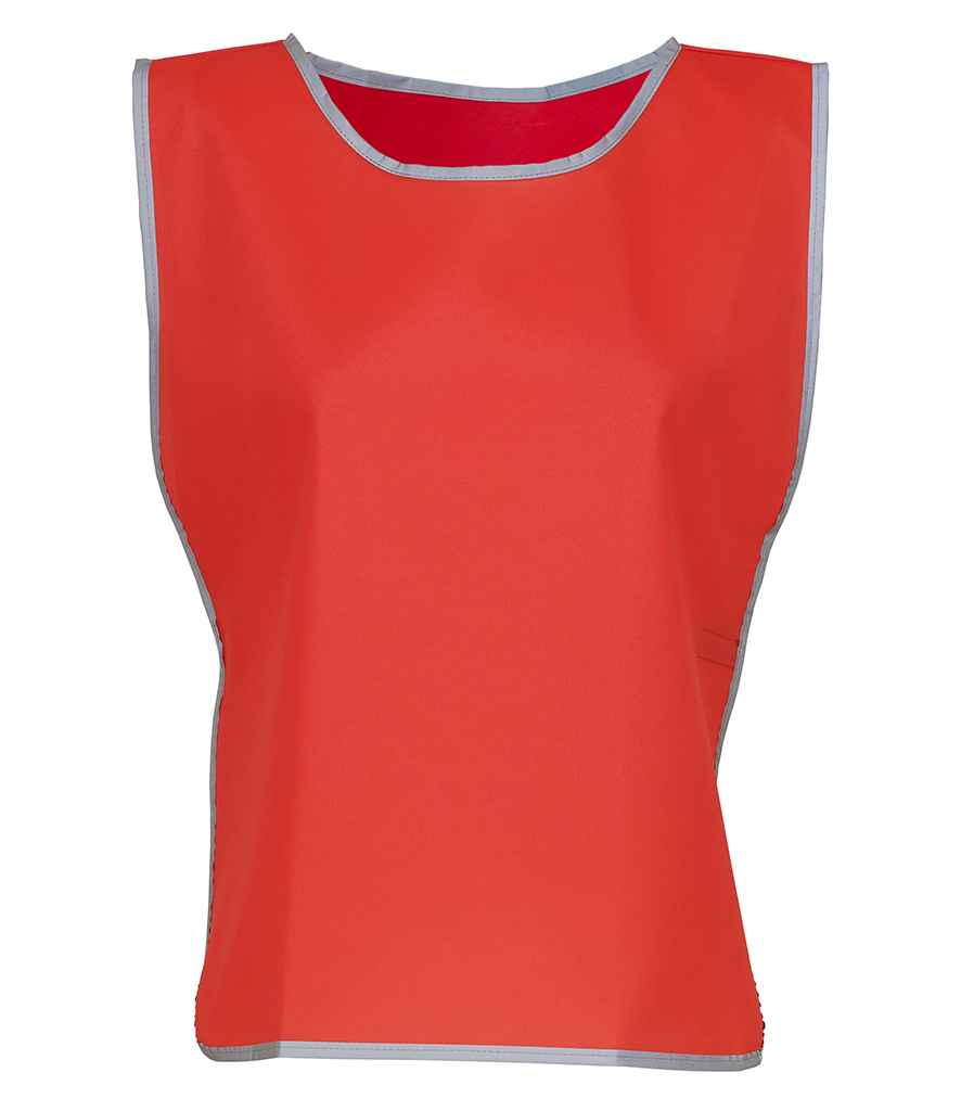 Yoko Hi-Vis Reflective Border Tabard - Red