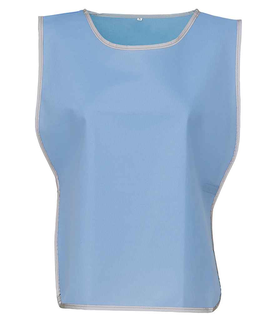 Yoko Hi-Vis Reflective Border Tabard - Sky Blue