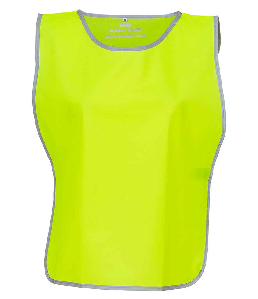 Yoko Hi-Vis Reflective Border Tabard - Yellow