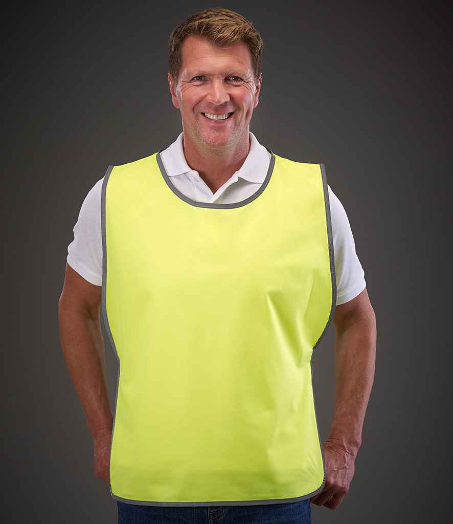 Yoko Hi-Vis Reflective Border Tabard - Yellow