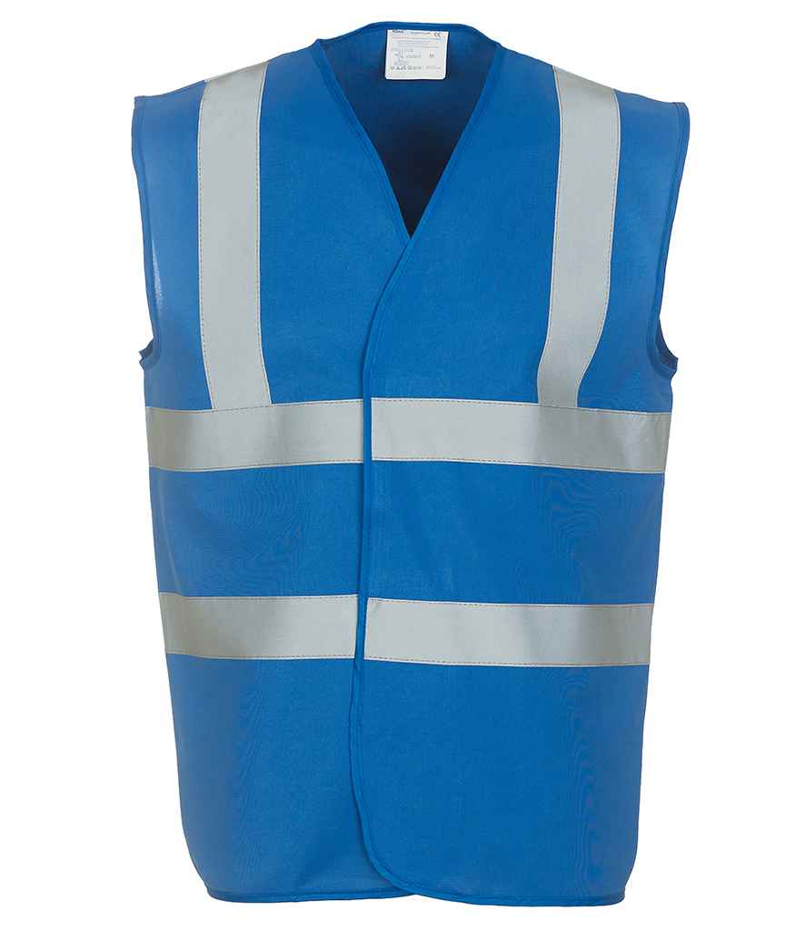 Yoko Hi-Vis Two Band and Braces Waistcoat - Part 1 - Royal Blue