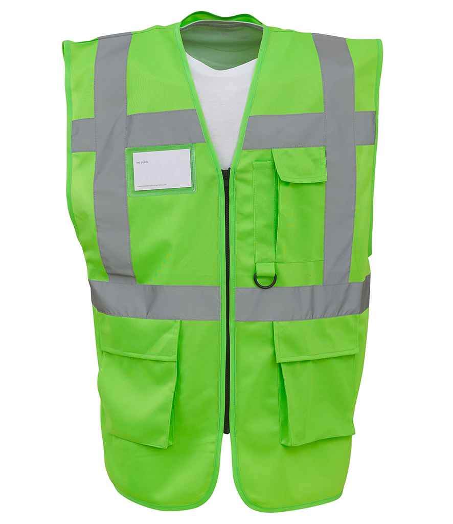 Yoko Executive Waistcoat - Part 1 - Lime Green