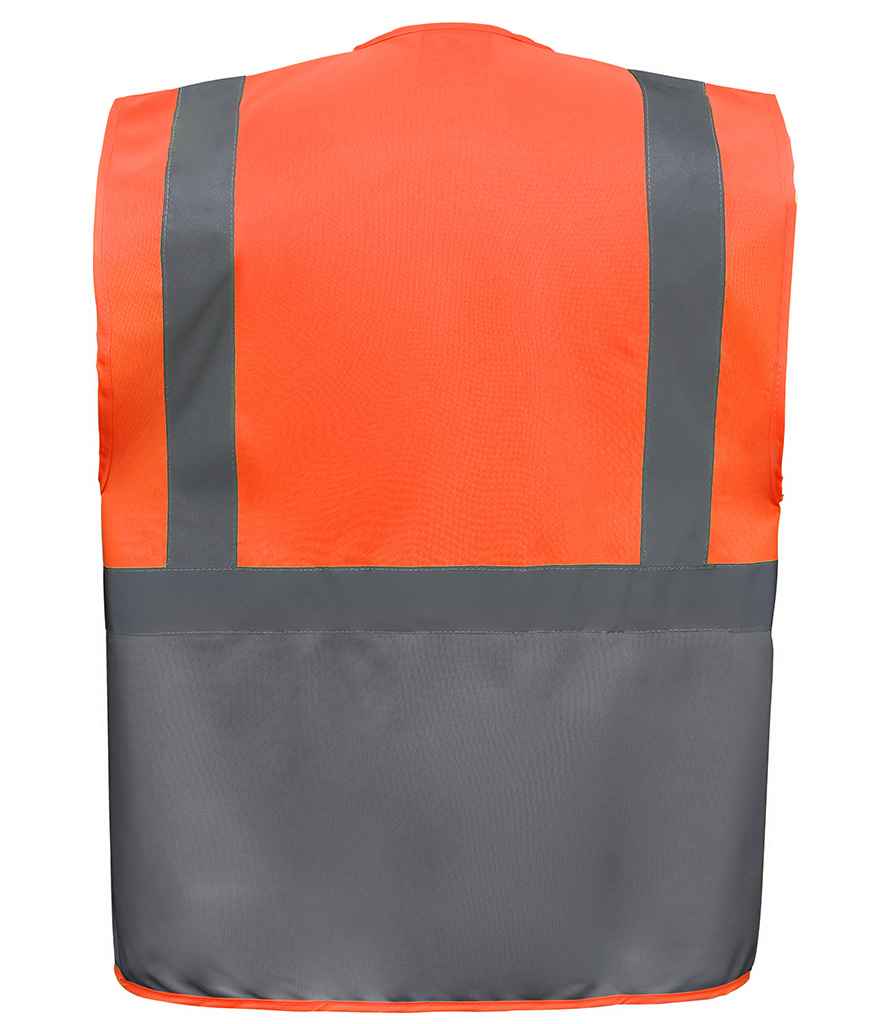 Yoko Executive Waistcoat - Part 2 - Orange/Grey