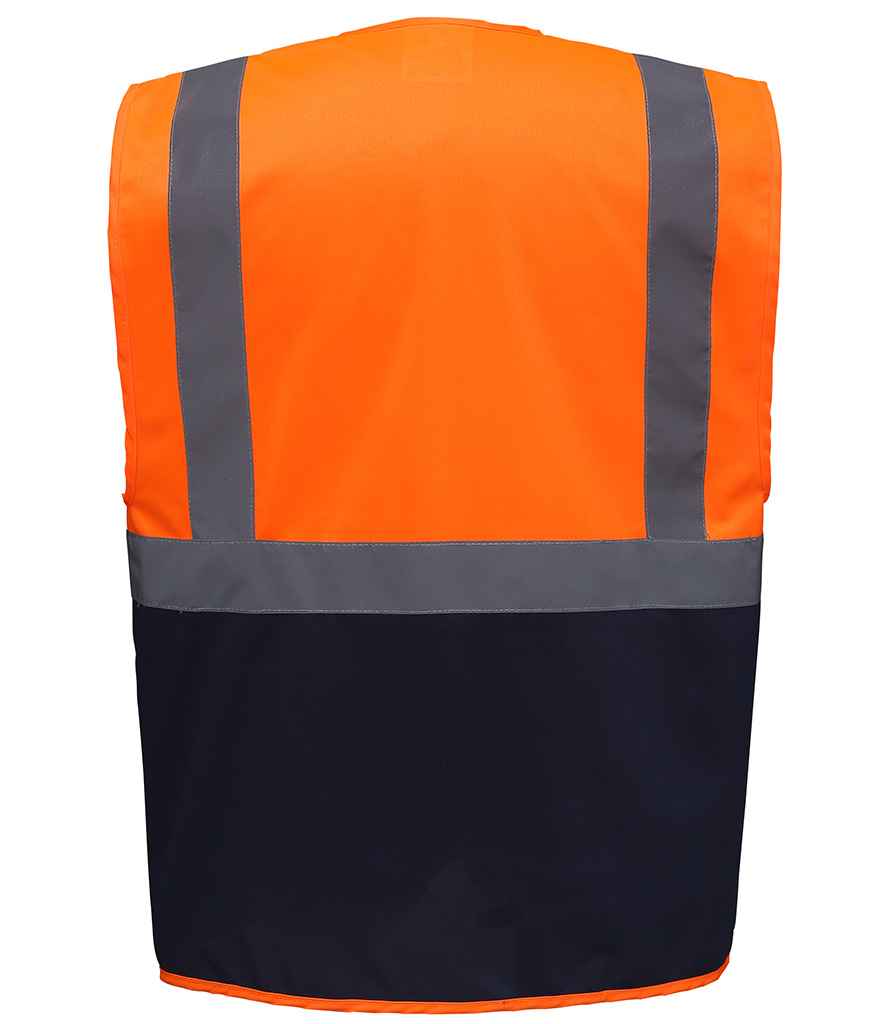 Yoko Executive Waistcoat - Part 2 - Orange/Navy