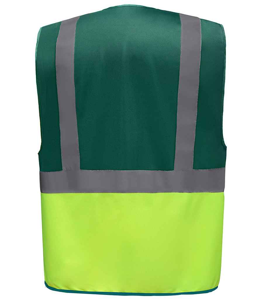 Yoko Executive Waistcoat - Part 1 - Paramedic Green/Yellow