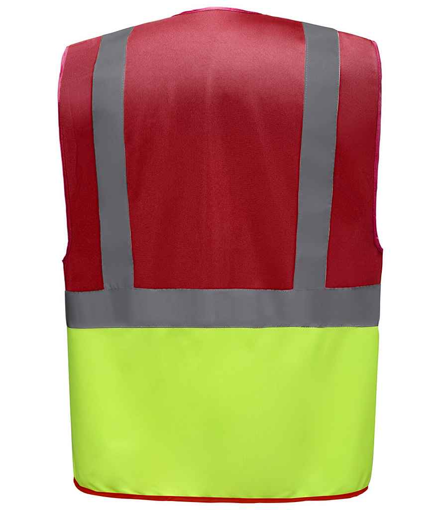 Yoko Executive Waistcoat - Part 1 - Red/Yellow