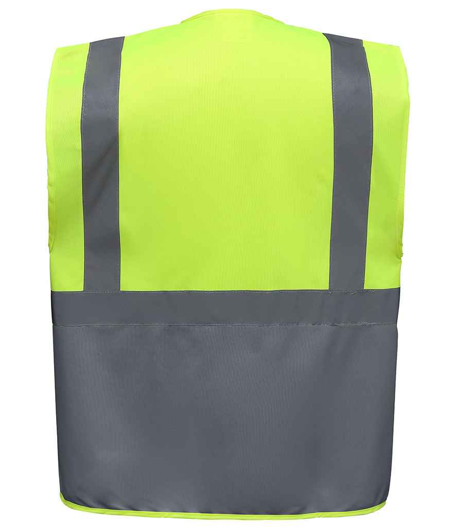 Yoko Executive Waistcoat - Part 2 - Yellow/Grey