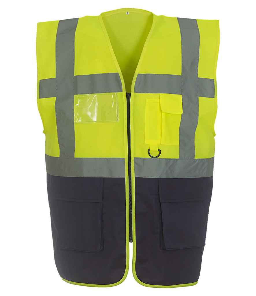 Yoko Executive Waistcoat - Part 2 - Yellow/Navy