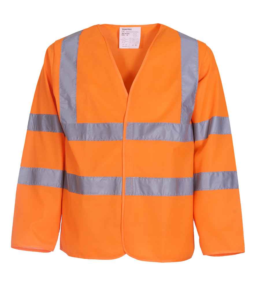 Yoko Hi-Vis Long Sleeve Jacket - Orange