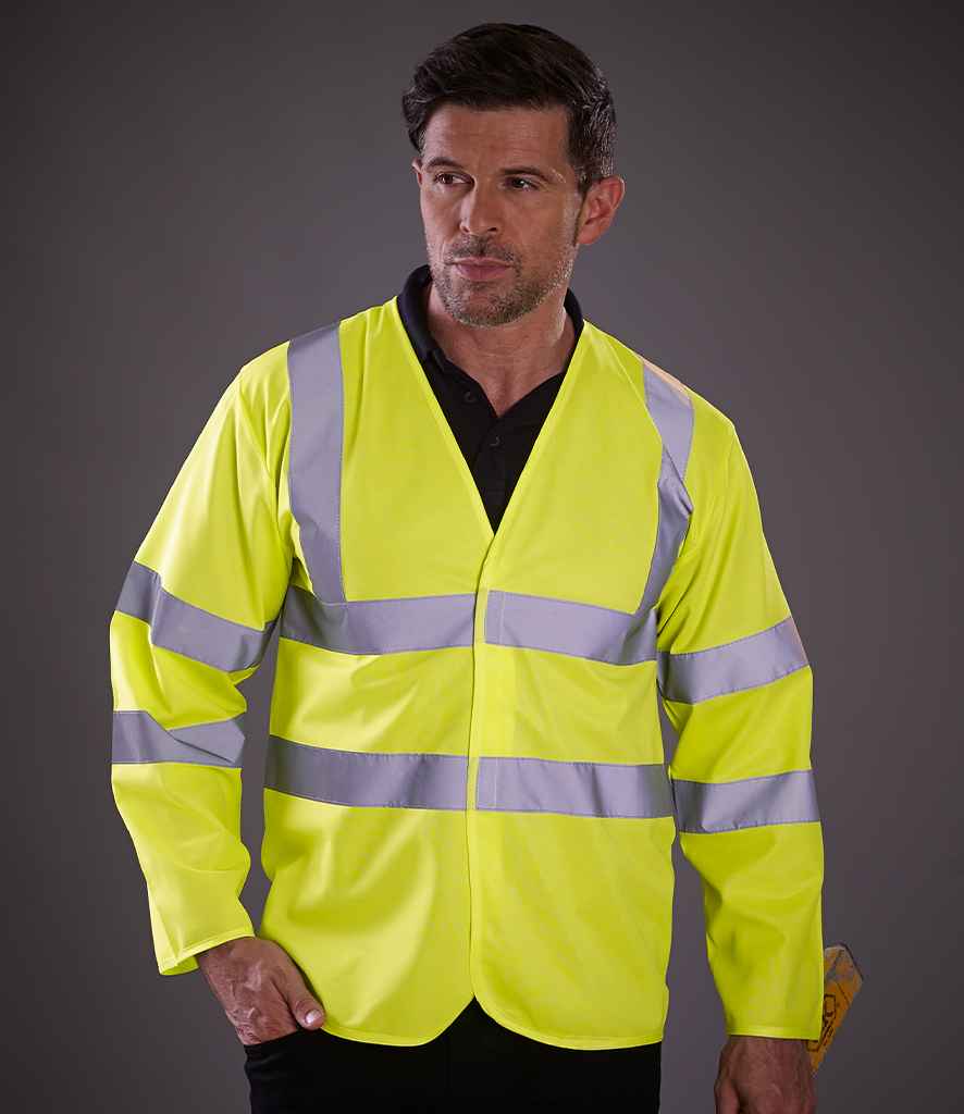 Yoko Hi-Vis Long Sleeve Jacket - Yellow