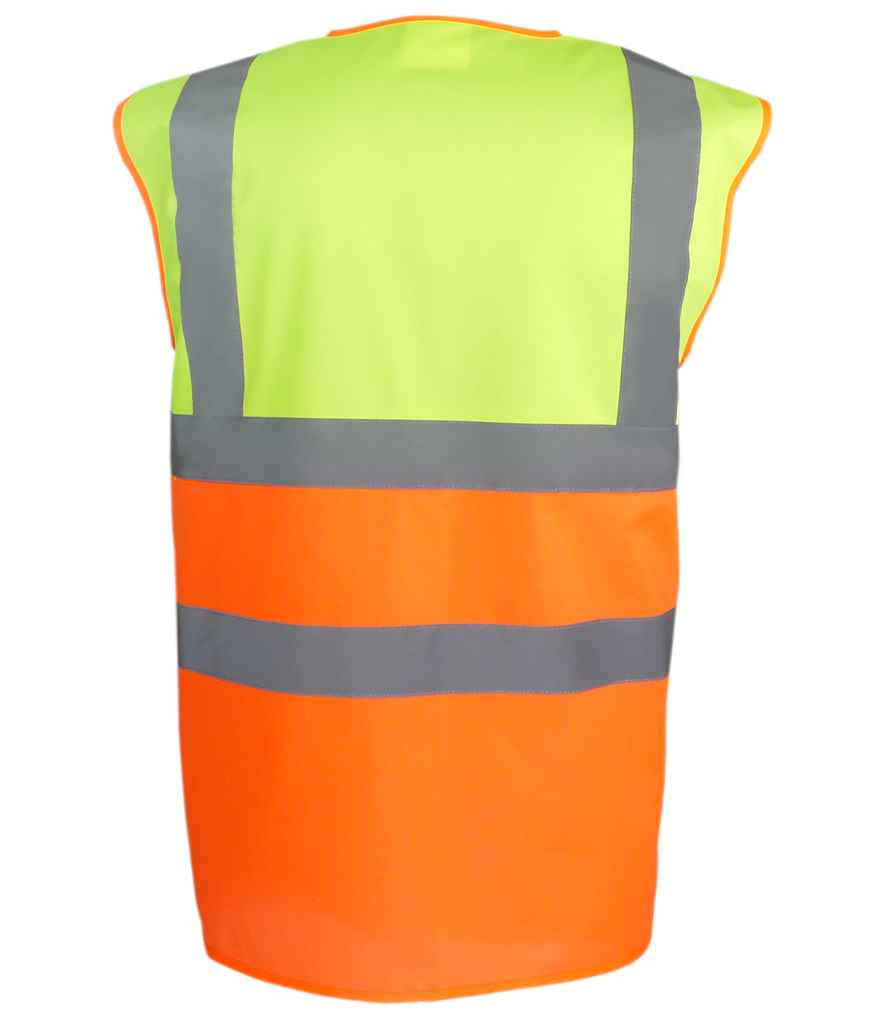 Yoko Two Tone Waistcoat - Yellow/Orange