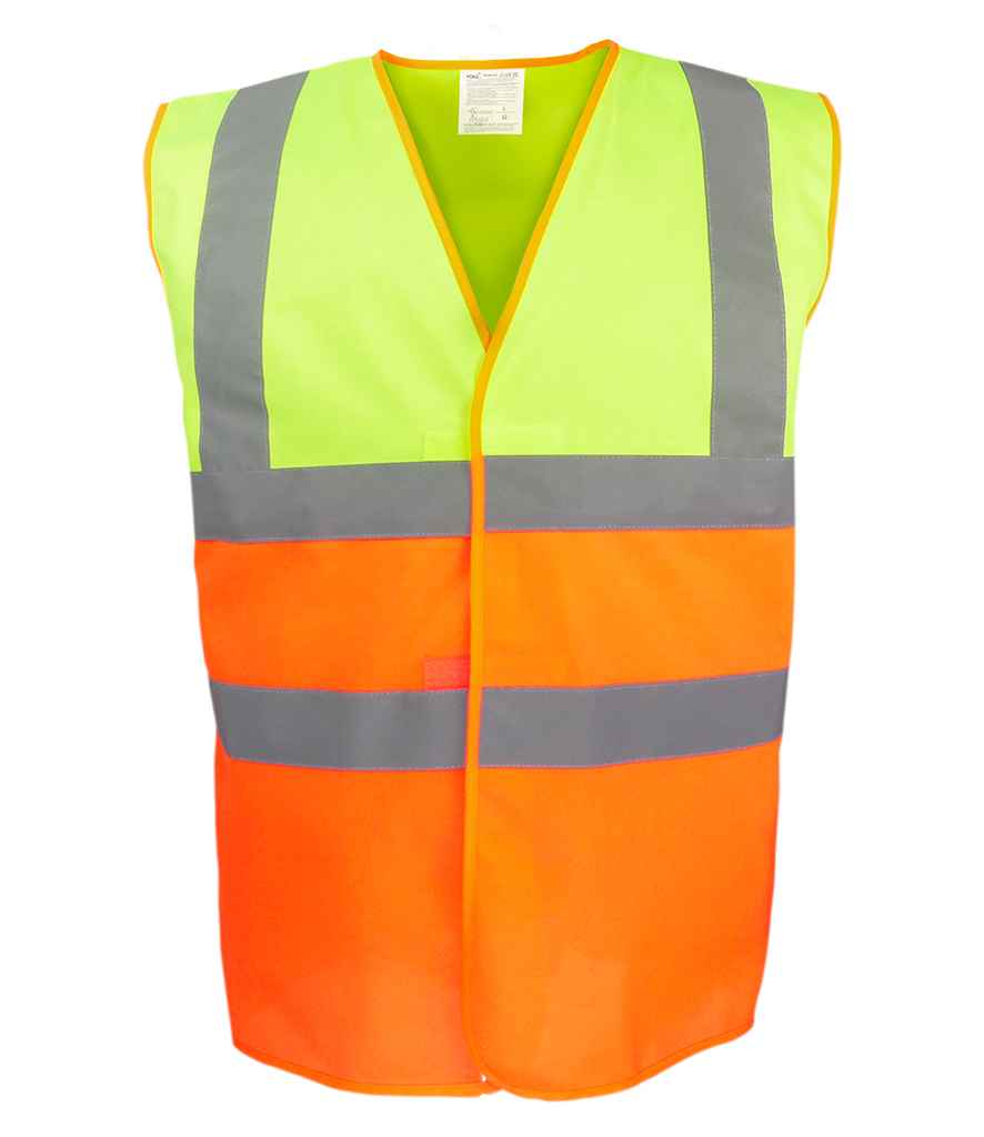 Yoko Two Tone Waistcoat - Yellow/Orange
