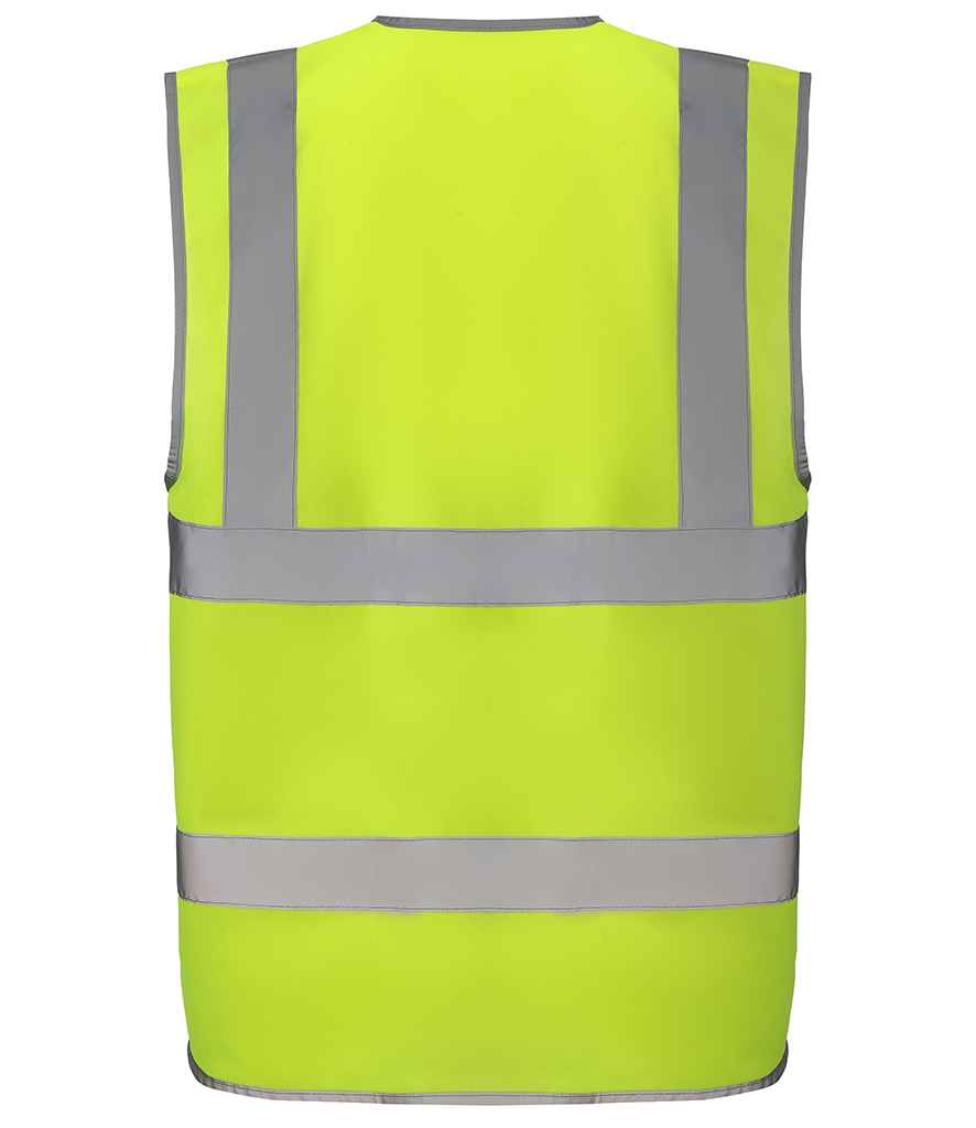 Yoko Zip ID Two Band & Braces Waistcoat - Yellow