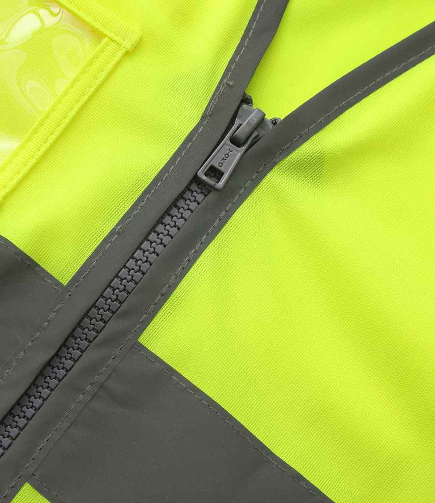 Yoko Zip ID Two Band & Braces Waistcoat - Yellow