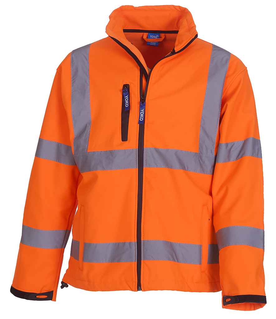 Yoko Hi-Vis Soft Shell Jacket - Orange