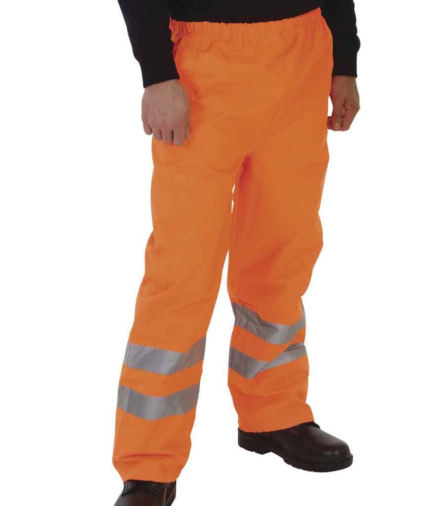 Yoko Hi-Vis Waterproof GO/RT Overtrousers - Orange