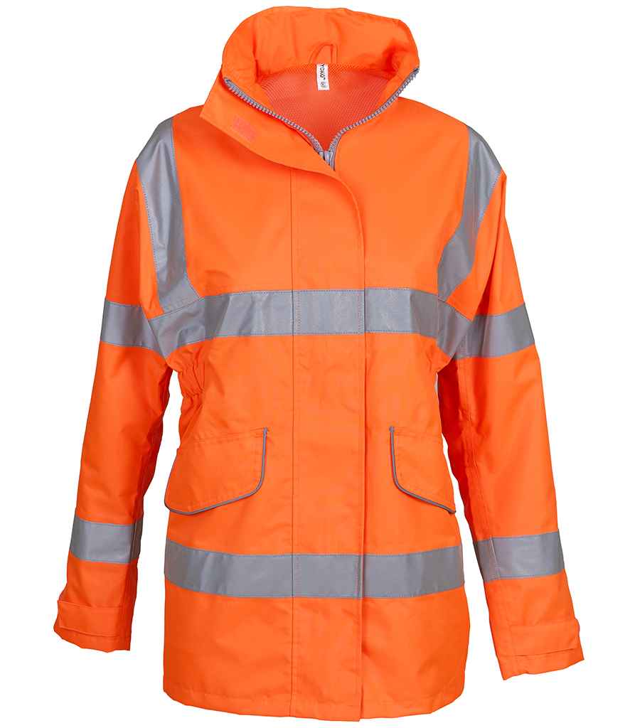 Yoko Ladies Hi-Vis Executive Jacket - Orange
