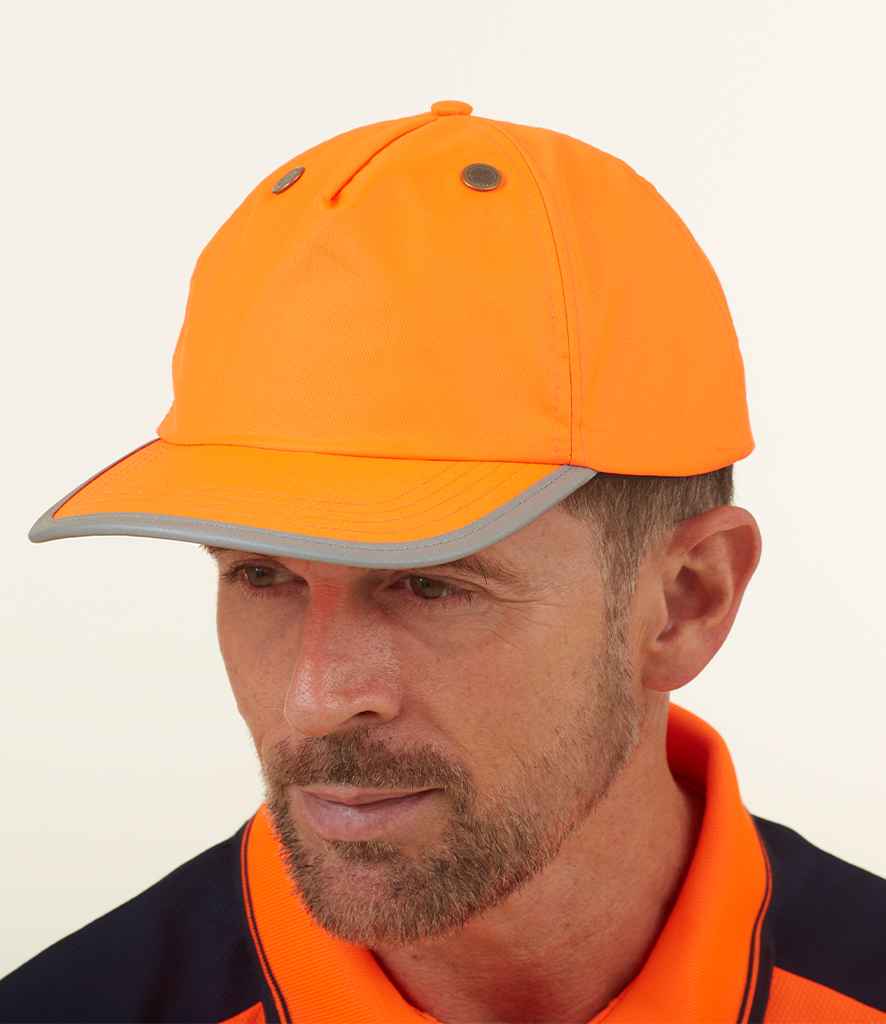 Yoko Hi-Vis Safety Bump Cap - Orange