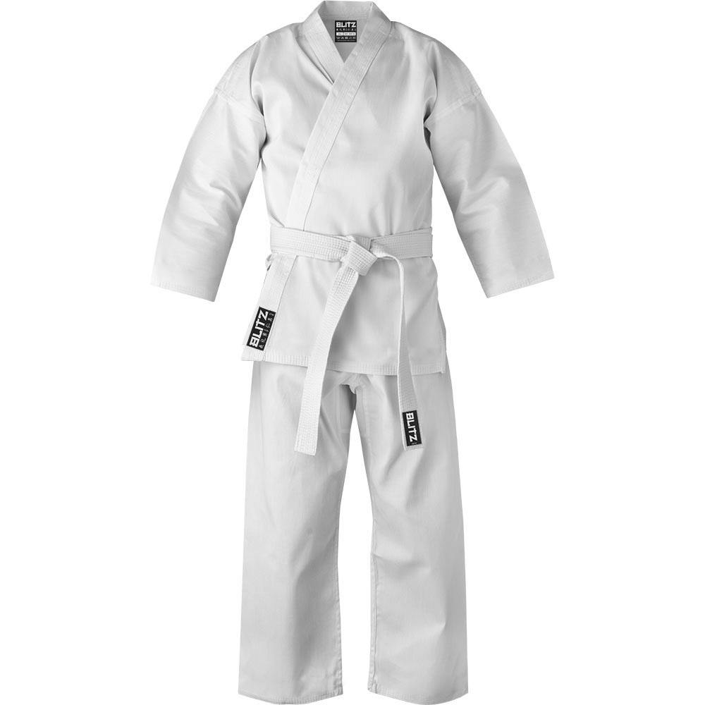 Blitz Adult Lightweight Karate Gi - 6oz - White - 5/180cm