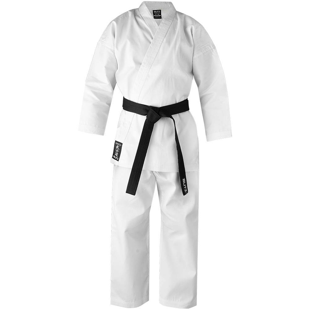Blitz Adult Shinzou Karate Gi - 8.5oz - White - 5/180cm