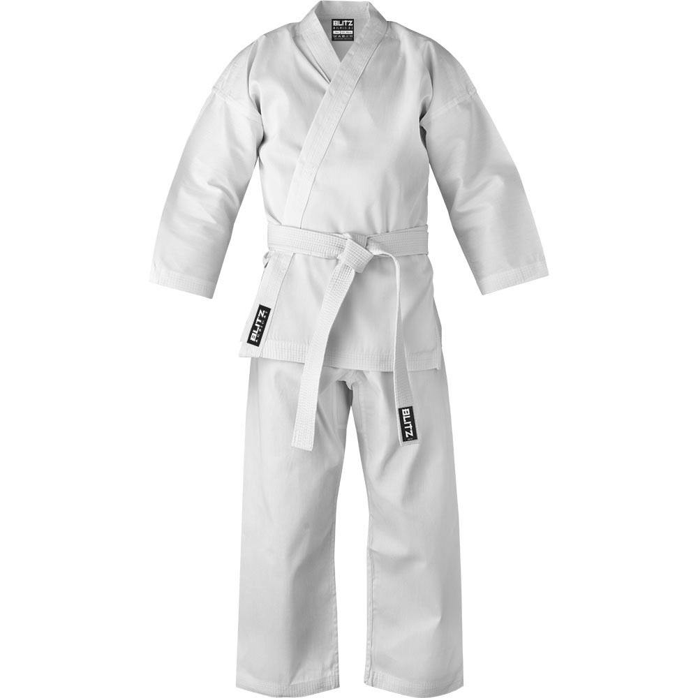 Blitz Adult Student Jujitsu Gi - 10oz - White - 4/170cm