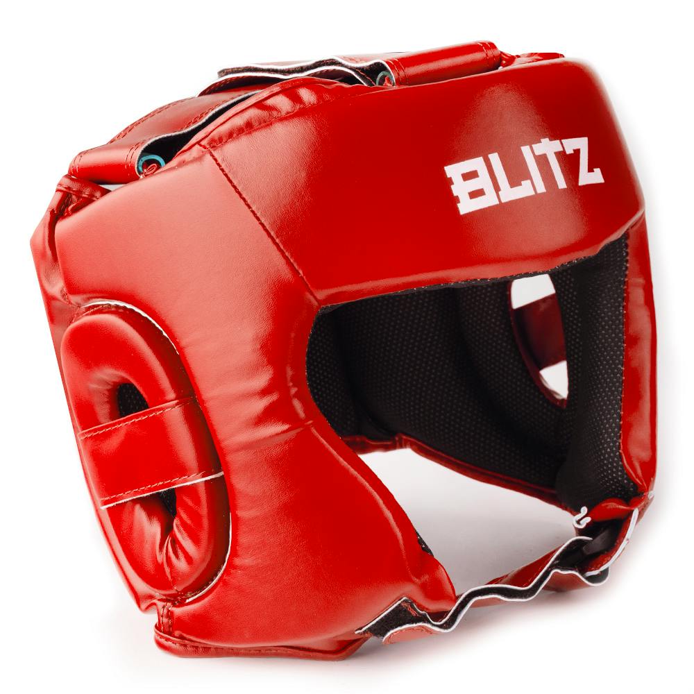 Blitz Club Semi Contact Head Guard - Red - Small