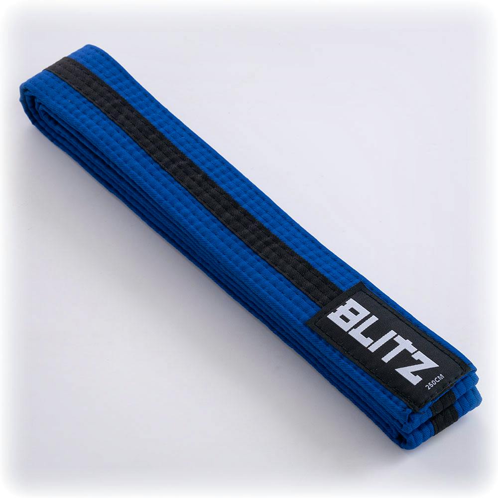Blitz Colour Belt / Black Stripe - Blue / Black - 320cm