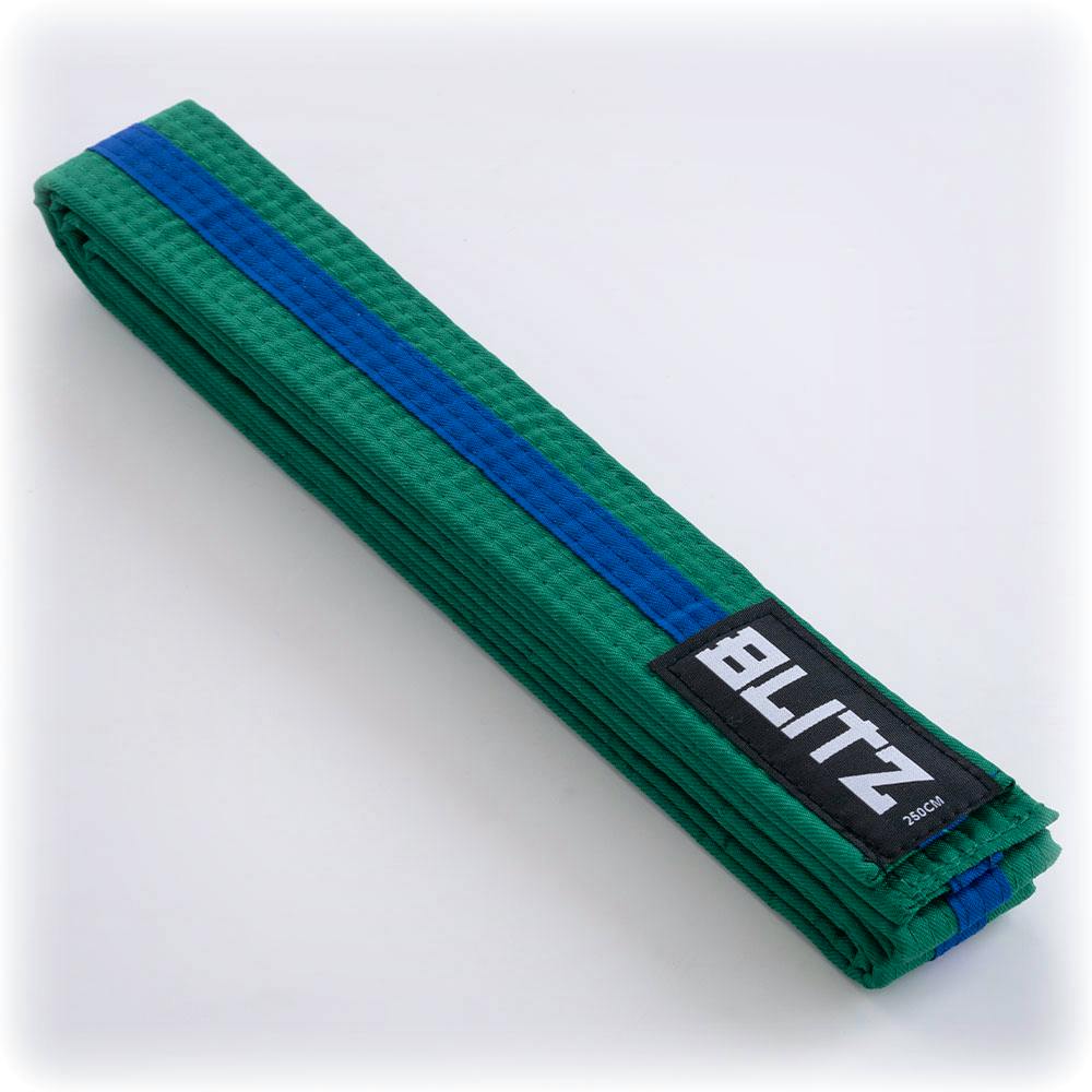 Blitz Colour Belt / Colour Stripe - Green / Blue - 320cm