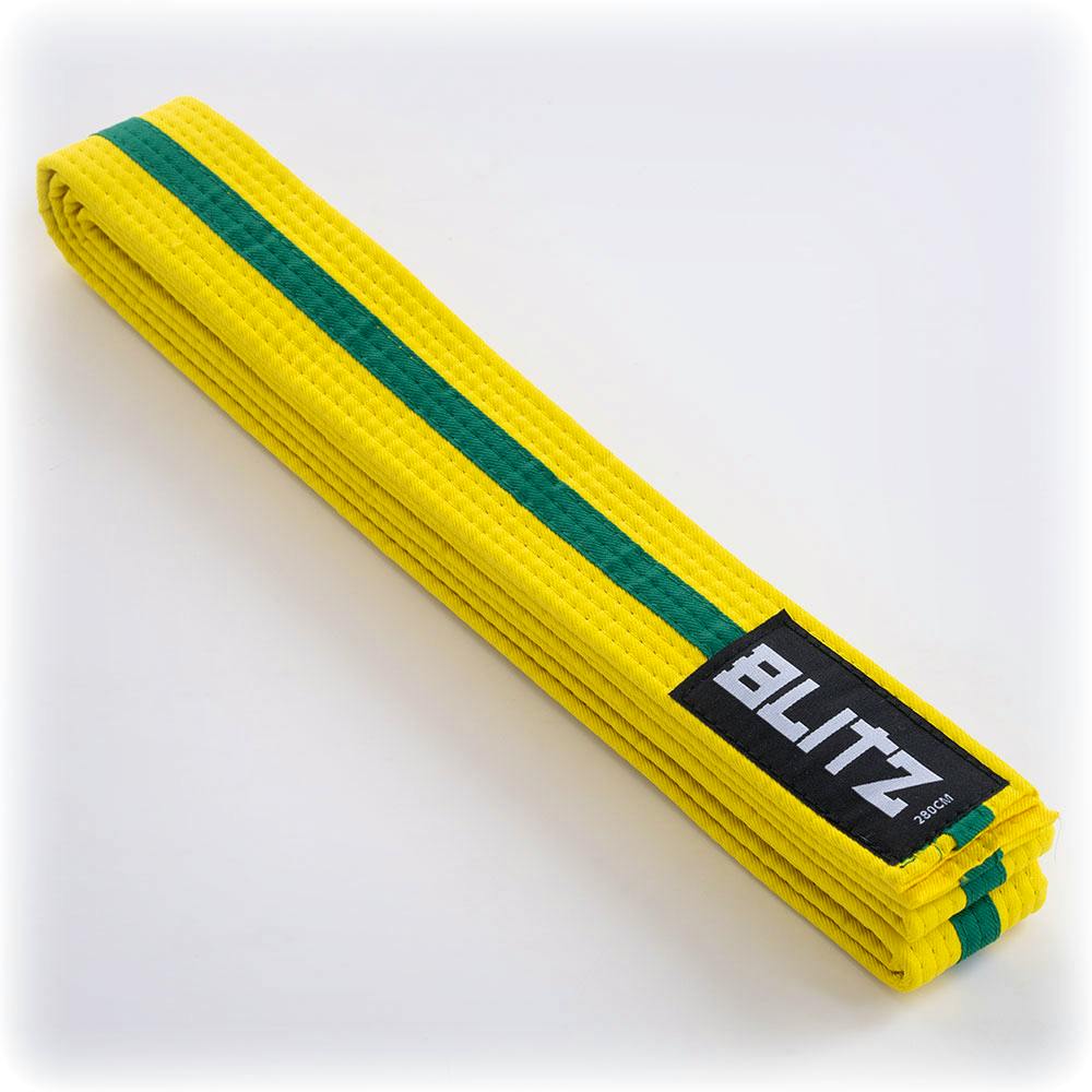 Blitz Colour Belt / Colour Stripe - Yellow / Green - 320cm