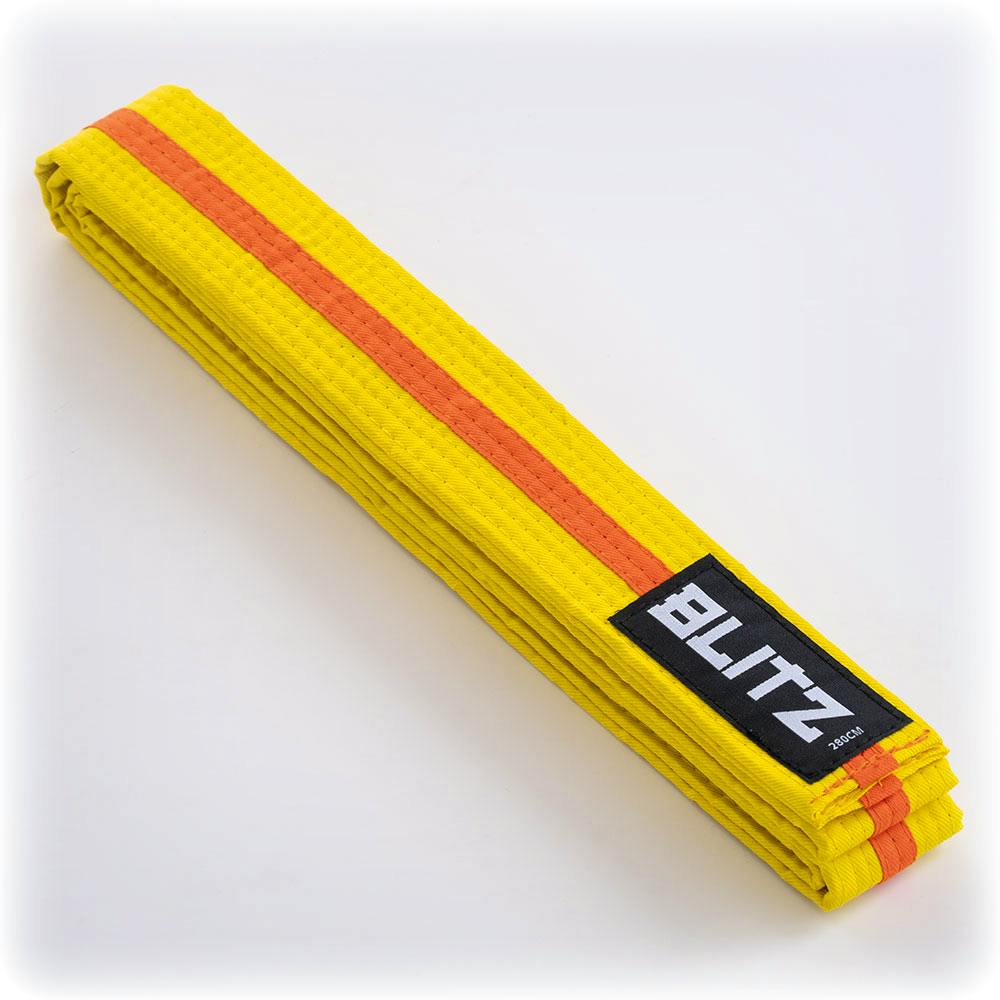 Blitz Colour Belt / Colour Stripe - Yellow / Orange - 320cm