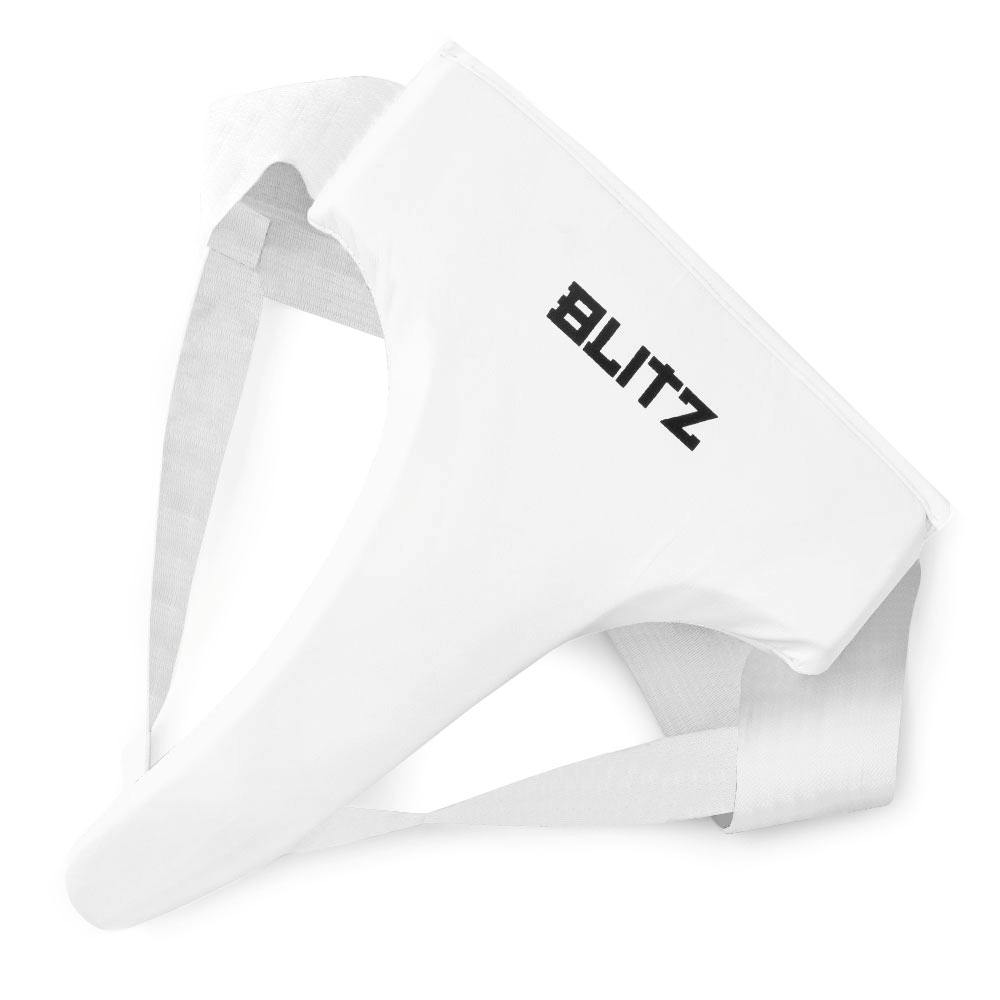Blitz Deluxe Female Groin Guard - White - Medium