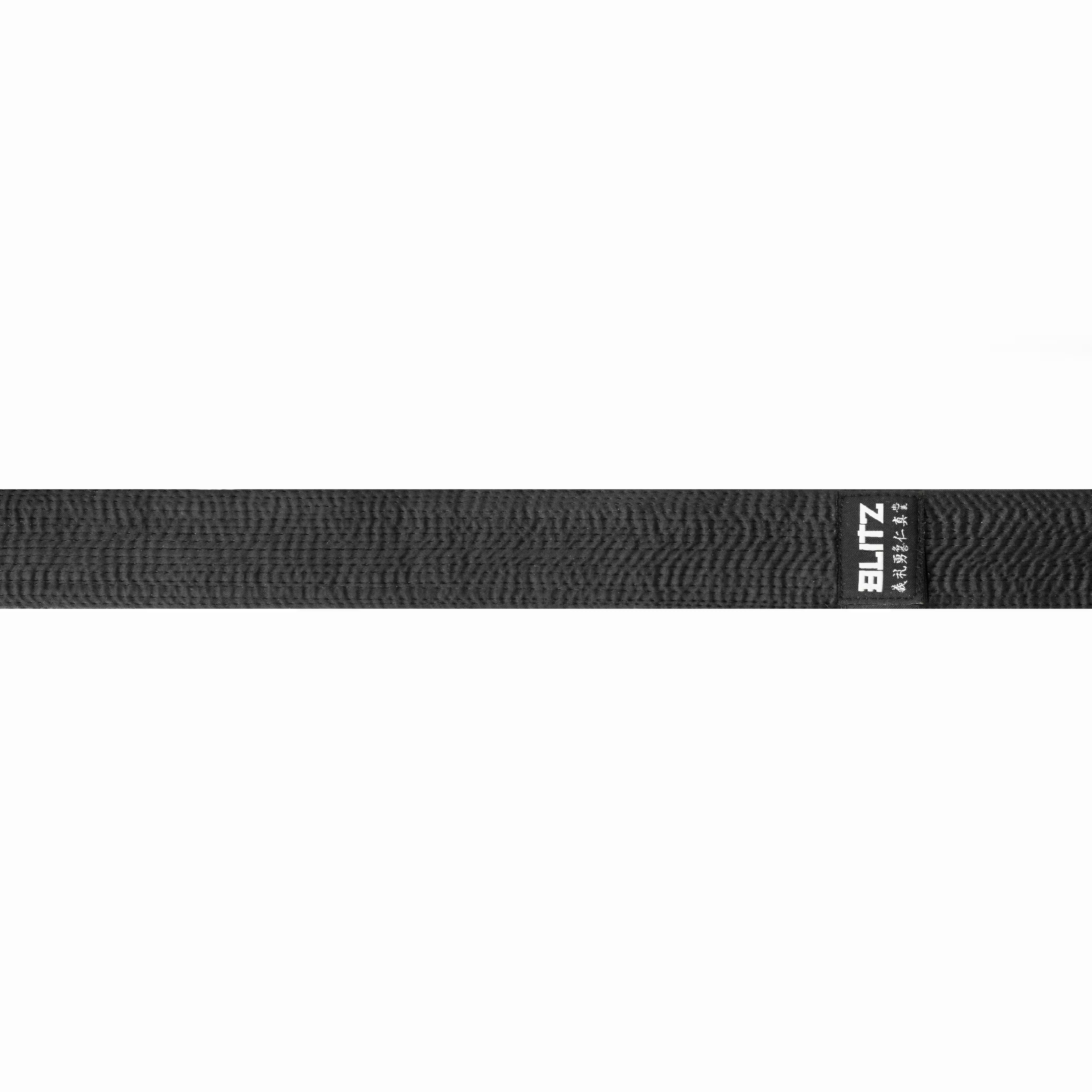 Blitz Deluxe Silk Black Belt - 300cm