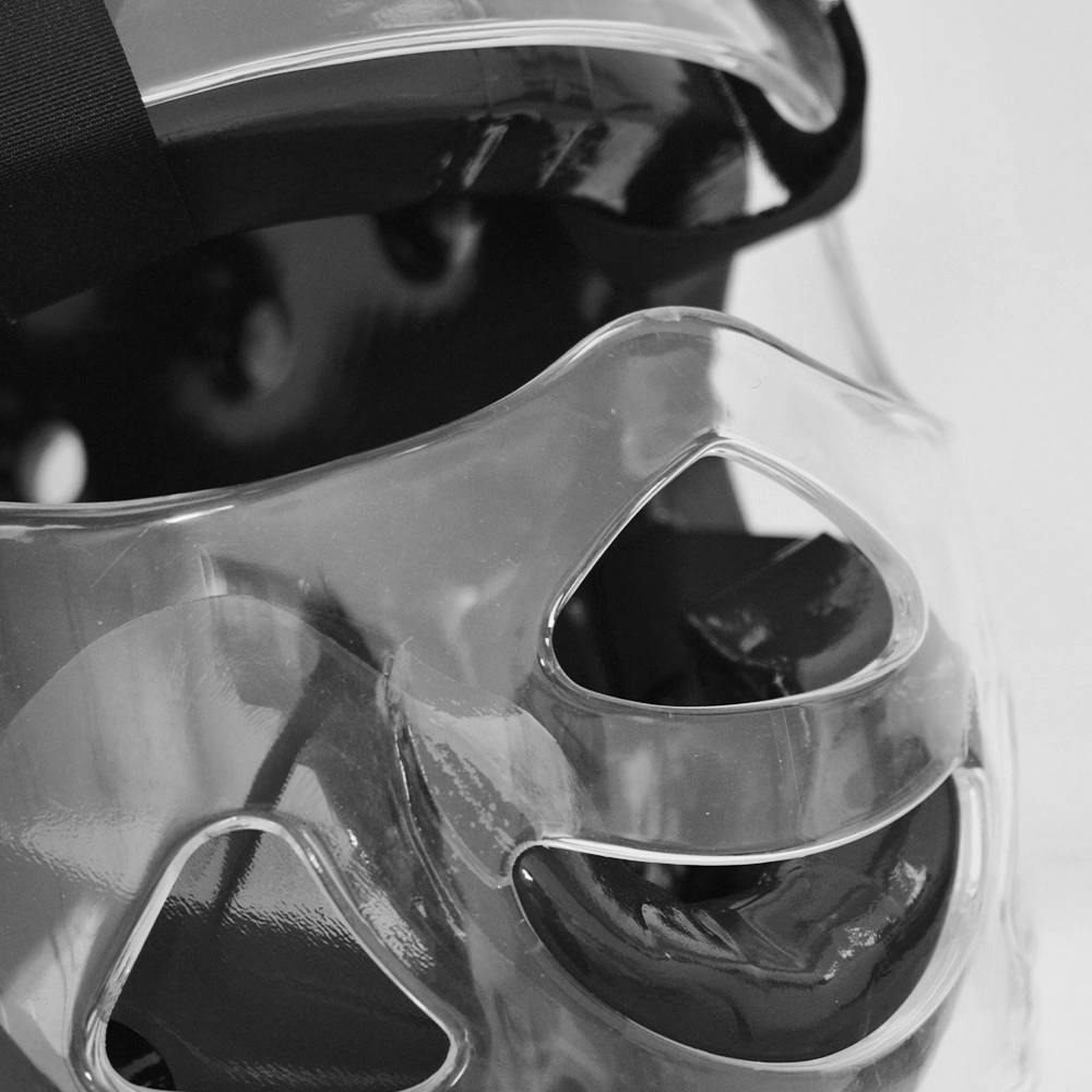 Blitz Dipped Foam Head Guard With Face Shield