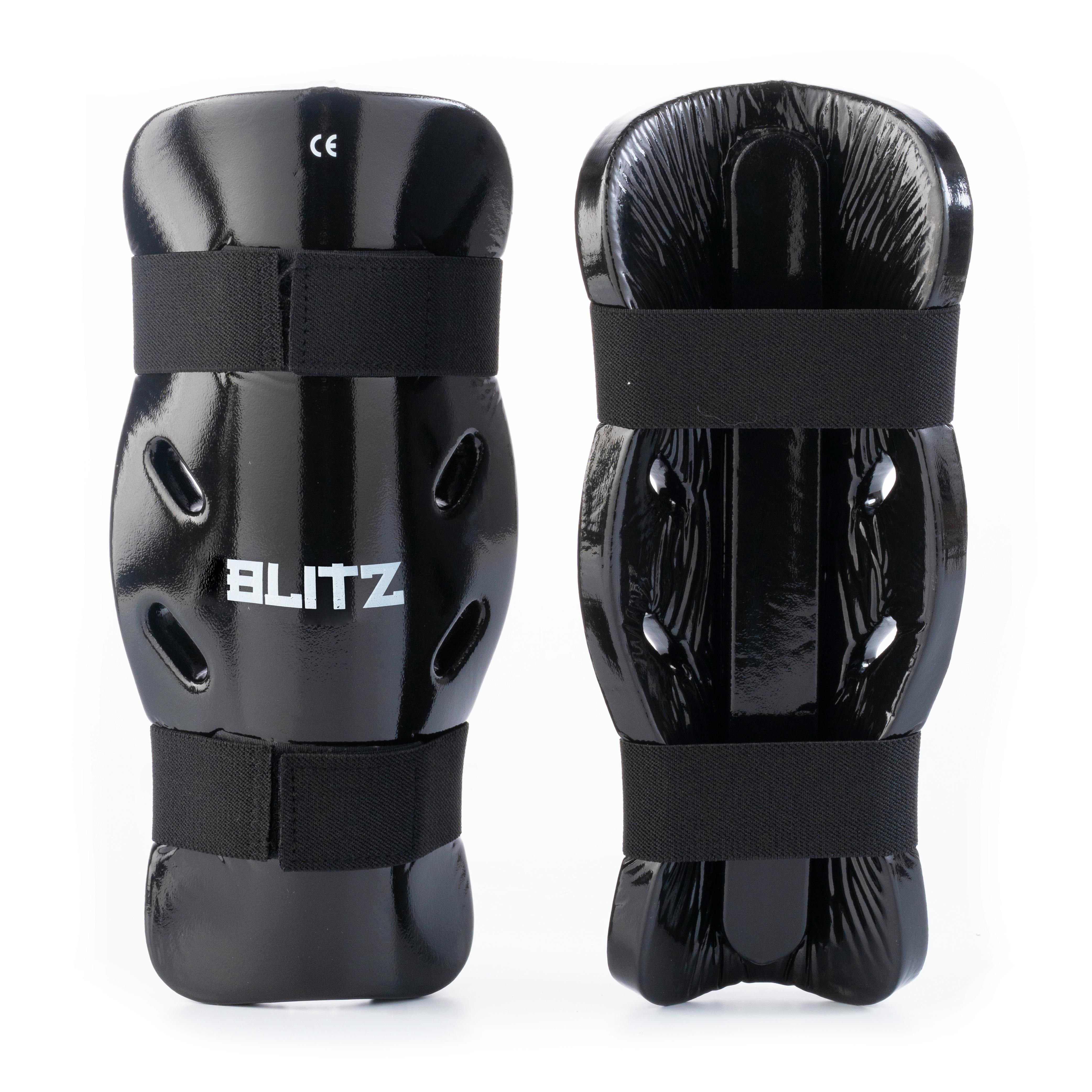 Blitz Dipped Foam Shin Guards - Black - Small