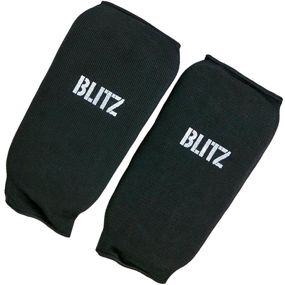 Blitz Elastic Forearm Pads - Black - Large