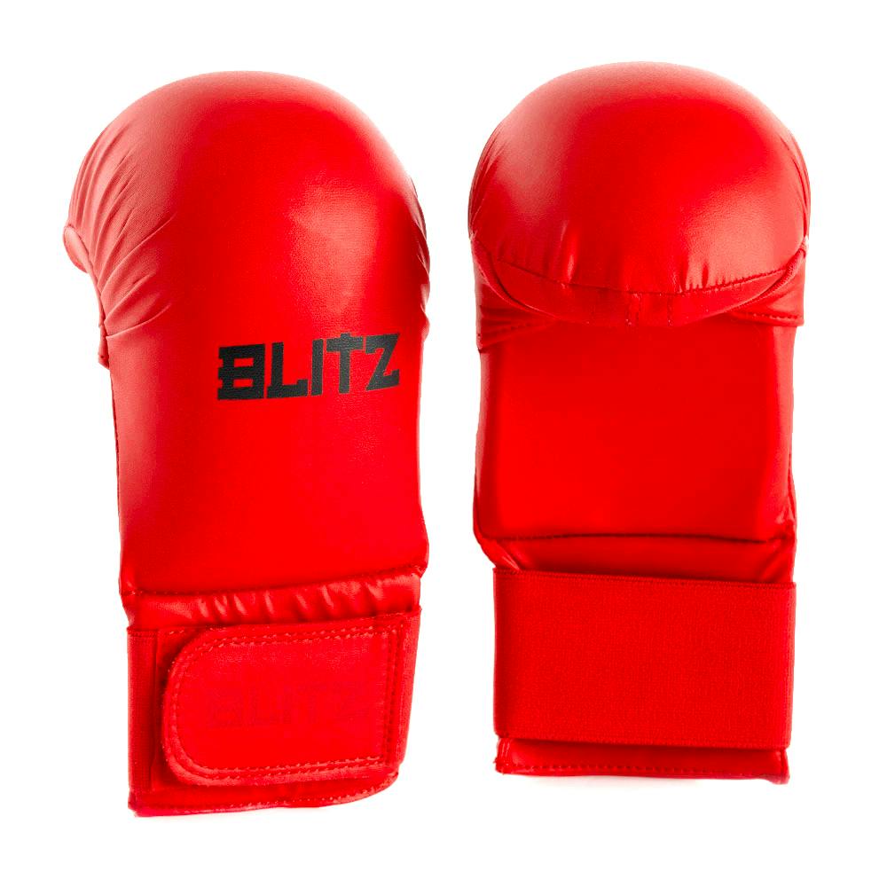 Blitz Club Elite Mitts Without Thumb - Red - Small