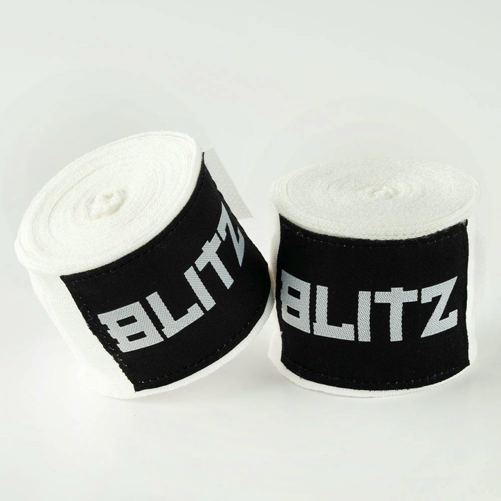 Blitz Hand Wraps - White - 180 Inch