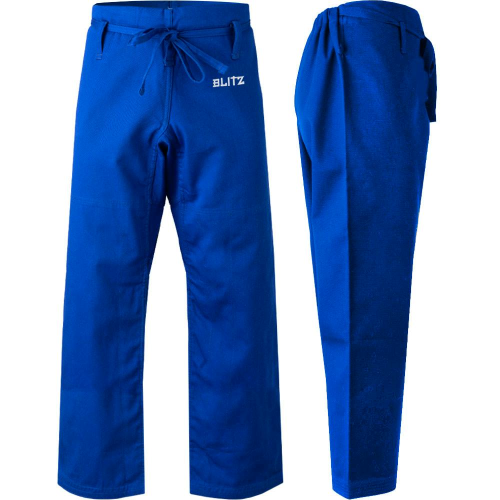 Blitz Heavyweight Judo Trousers - Blue - 3/160cm