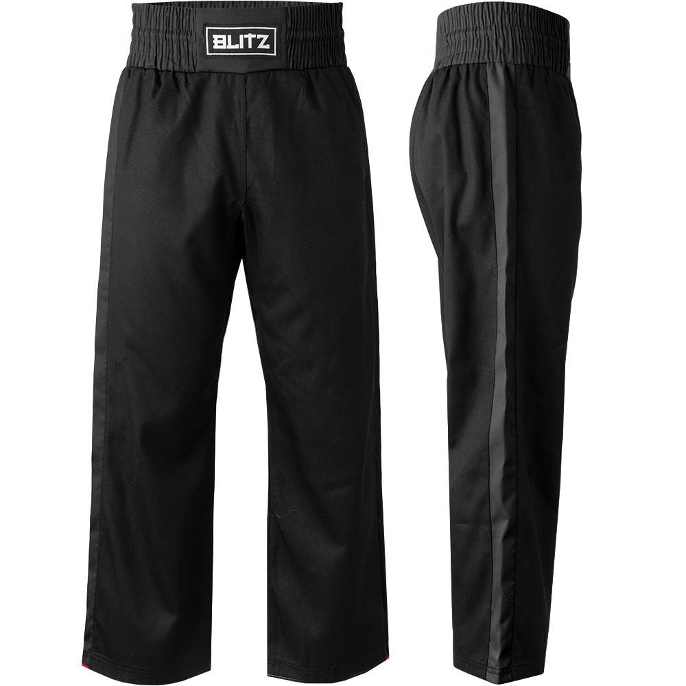 Blitz Kids Defiant Polycotton Contact Trousers - Black / Black - 00/120cm