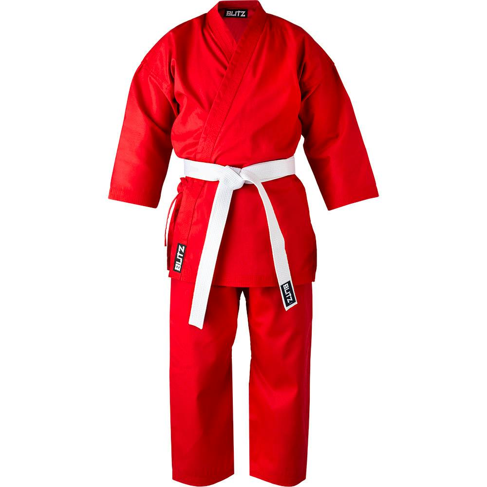 Blitz Kids Student Karate Gi - 7oz - Red - 00000/90cm