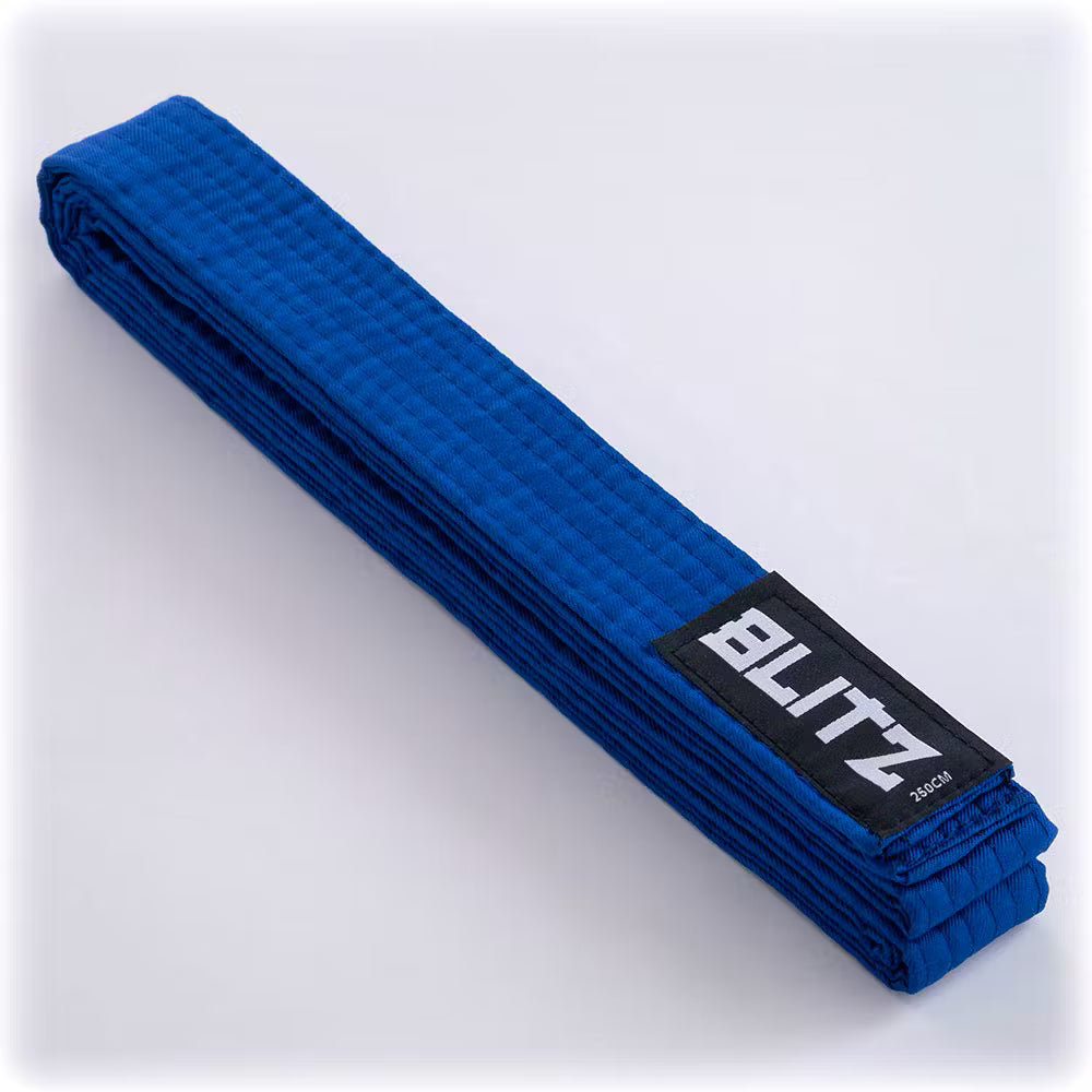Blitz Plain Coloured Lightweight Belt - Blue - 280cm