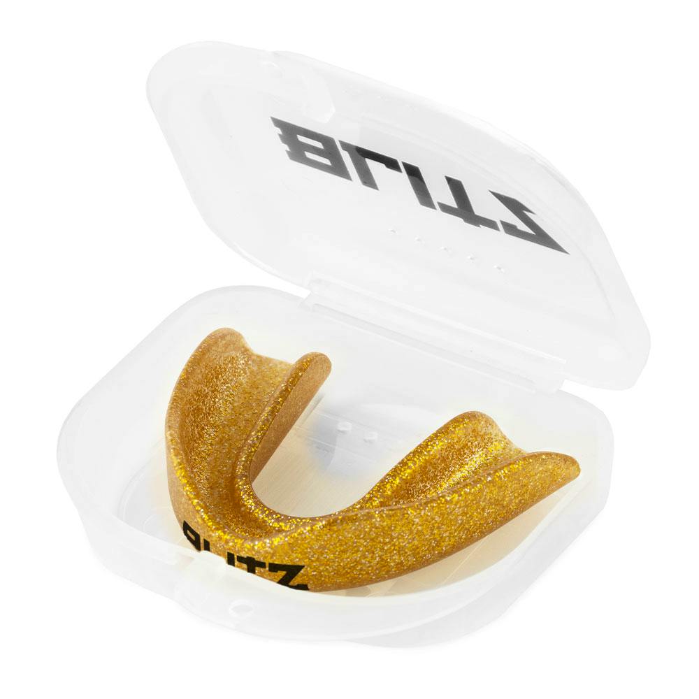 Blitz Single Layer Mouth Guard - Gold - Senior
