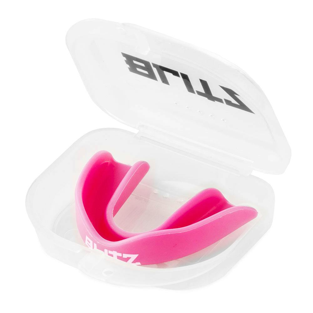 Blitz Single Layer Mouth Guard - Pink - Junior
